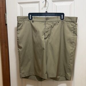Nike Men's khaki Flat Front Shorts